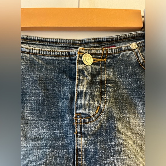 YMI Freedom To Be You Denim Y2K Mini Skirt - Picture 4 of 9